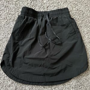 Black Halara Tennis Skirt